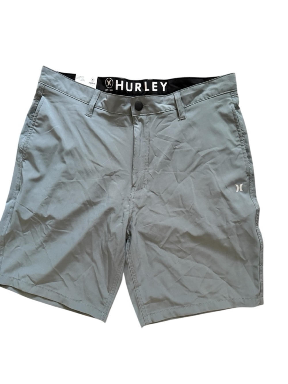 Hurley Hybrid Quick Dry Gray Walkshort Men’s Size 36